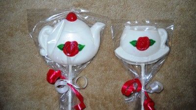 Chocolate Teapot/Teacup Lollipop Party Favors