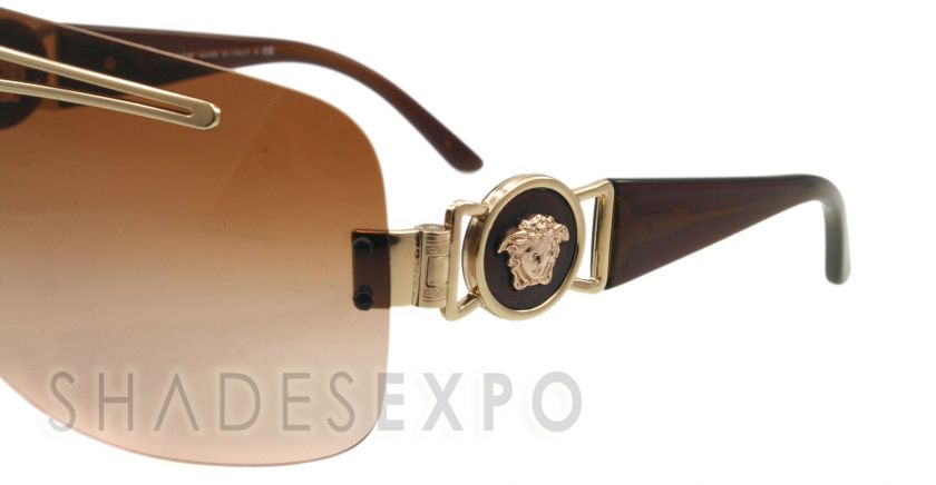 NEW Versace Sunglasses VE 2132 BROWN 1252/13 VE2132  