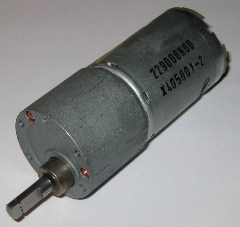 30 RPM Heavy Duty Gearhead Motor   12V   3.5 Long  