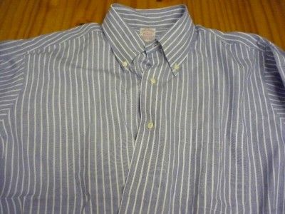 Brooks Brothers long sleeve 100% cotton dress shirt size 17 1/2 31 