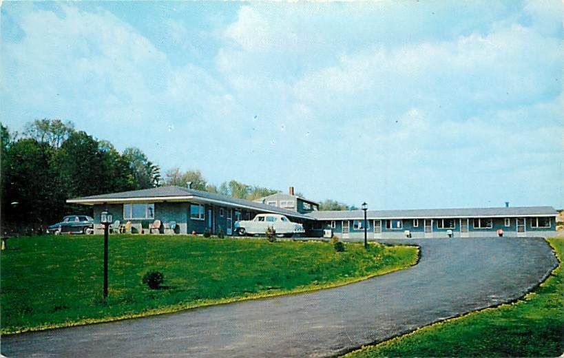 NY ROME EDMIL MOTEL TOWN VIEW CIRCA 1950S T72663  