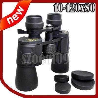 10 120x80 Night Vision Zoom Telescope Binocular W Scale  