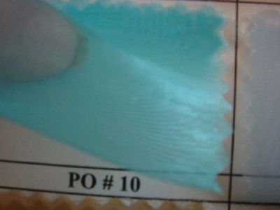 turquoise mirror organza fabric wholesale by roll 58w  