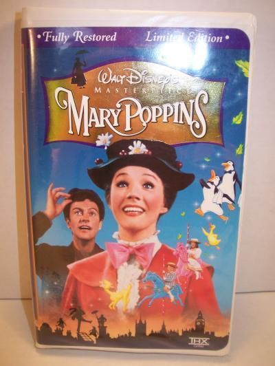 Walt Disney Masterpiece Mary Poppins VHS Tape 786936027518  