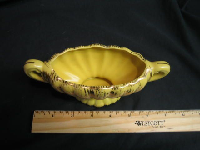 SUN GLO CERAMICS yellow Inarco 1963 planter VINTAGE  