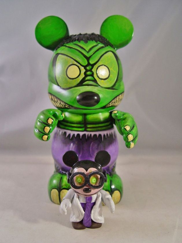   CUSTOM VINYLMATION THE INCREDIBLE HULK DR. BRUCE BANNER MICKEY OOAK