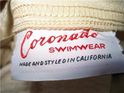 Pair NOS 50s Swim Briefs Coronado California Trunks  