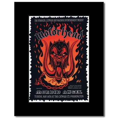 MOTORHEAD   No Remorse   Black Matted Mini Poster  