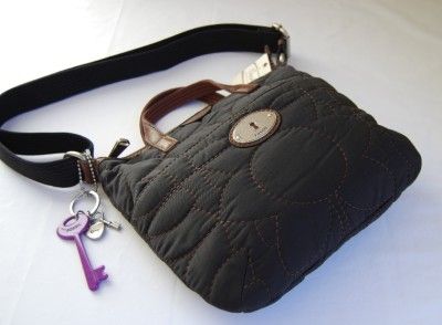 Fossil Key Per Crossbody Bag Black  