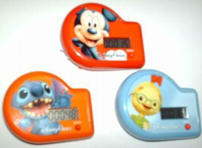 2007 Kelloggs Disney Pedometer Set of 3 Mickey Etc.  