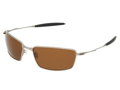   Oakley TI Square Whisker Sunglasses Titanium / Dark Bronze lens  