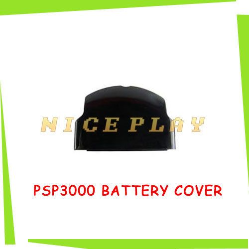 Back Battery Cover Case for SONY PSP 3000 SLIM BLACK US  