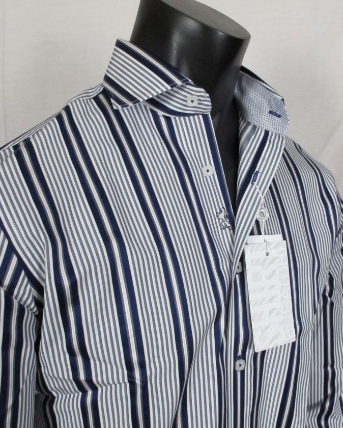   Button up LS3742D81S MIDNIGHT BLUE Limited SHAPED FIT Shirt  