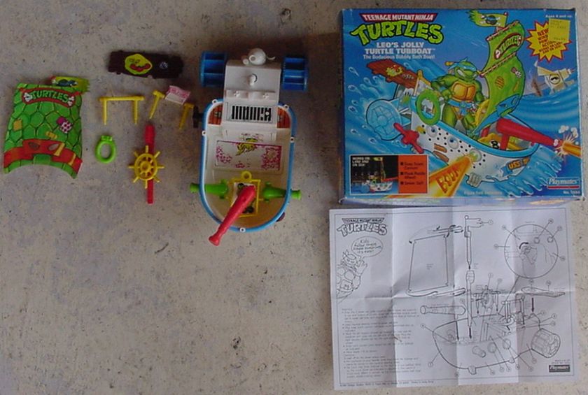 teenage mutant ninja turtles tmnt RARE DISPLAY LEO JOLLY TUBBOAT MEGA 