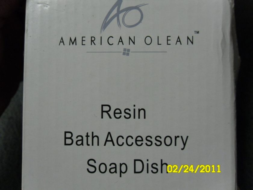 Soap Dish / Tile CHIARO Resin Bath Accessory NEW  