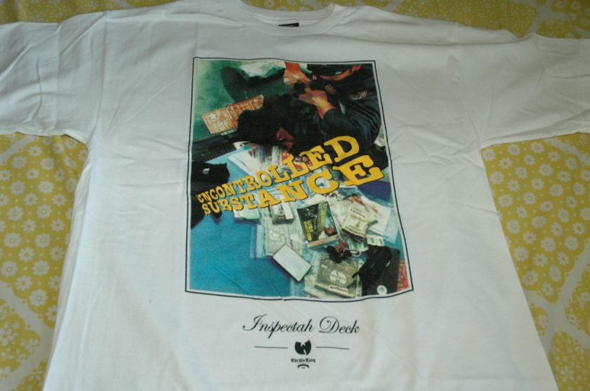 ROCKSMITH X WU TANG UNCONTROLLED SUBSTANCE SHIRT WHITE  