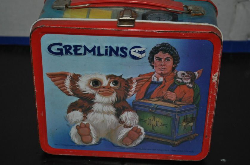 1984 GREMLINS METAL LUNCHBOX VINTAGE  