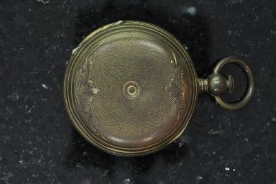   SIZE BRISTOL WATCH CO HUNTING CASE POCKET WATCH FOR PARTS OR REPAIRS