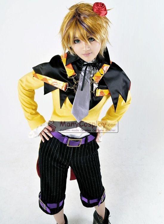 vocaloid Kagamine Len Custom made anime Cosplay Costume  