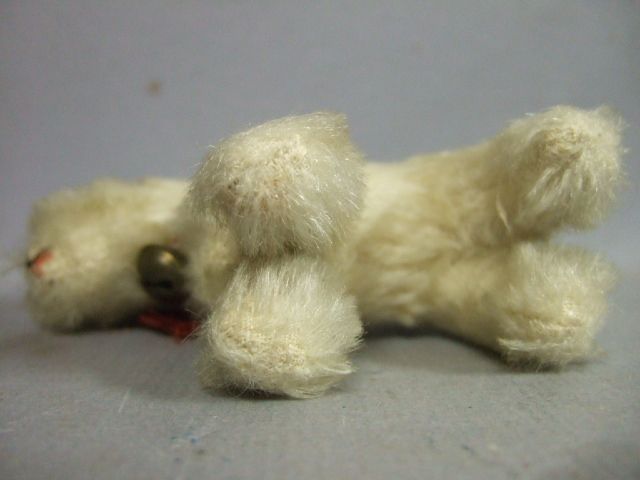 1940 Vintage Antique Miniature Steiff Foxy Fox Terrier Dog w Bell 