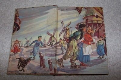 Vintage 1945 Hans Brinker Or The Silver Skates Book  