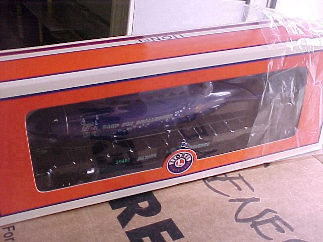 LIONEL, # 39486,,DEEP SEA CHALLANGE SUB FLATCAR  