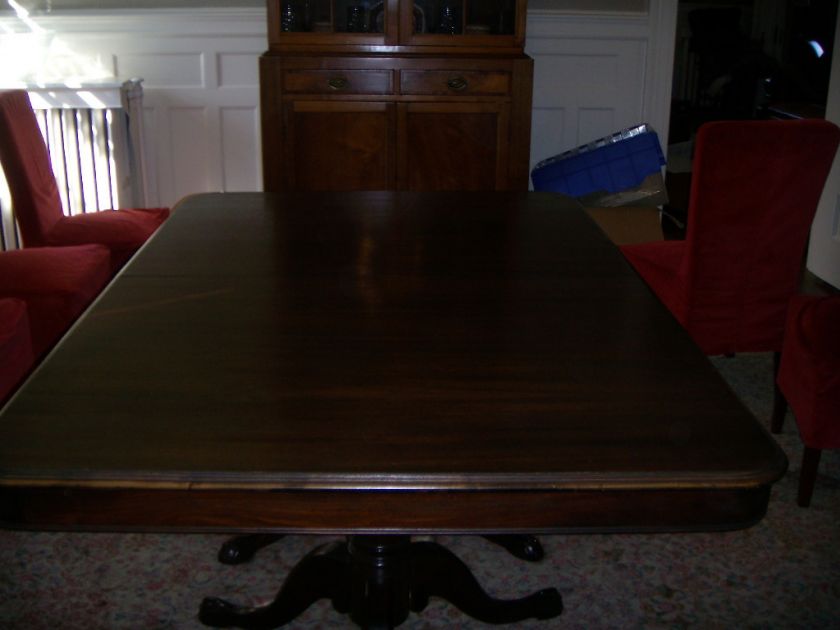 Family Dining Room Table Dark Walnut  