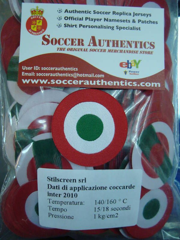 COCKADE PATCH 2010 11 * INTER MILAN Serie A COPA ITALIA  