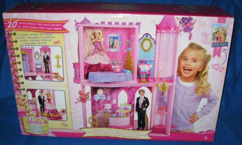 BARBIE PRINCESS CHARM SCHOOL ROYAL CASTLE HTF NEW  