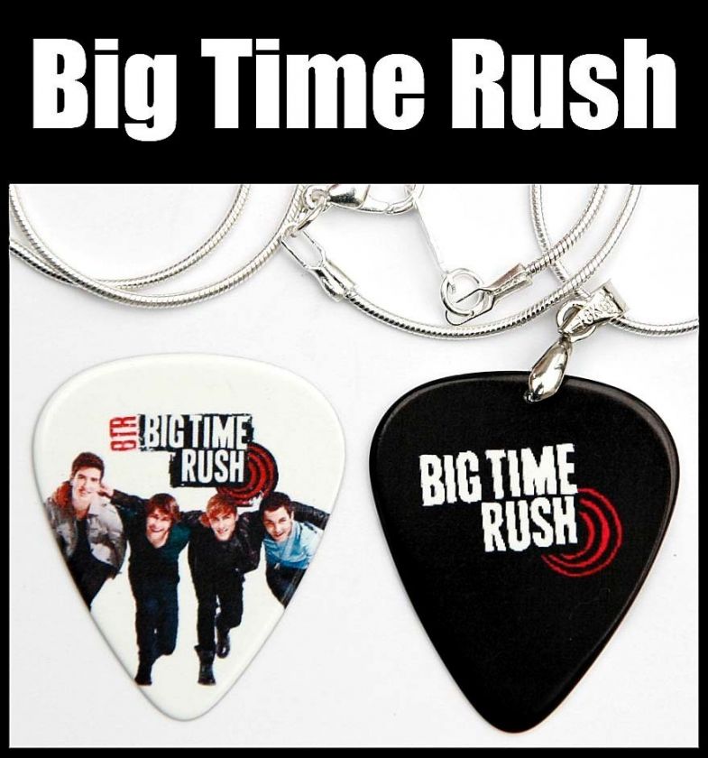 BIG TIME RUSH Guitar Pick Necklace + Matching Pick  