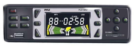 PYLE PL91MU AM/FM MPX ELECTRONIC TUNNING RADIO W/USB  