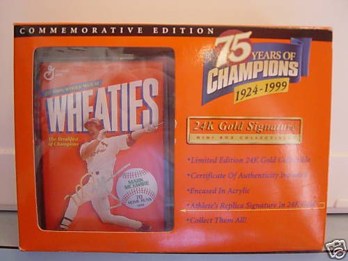 Mark McGwire Wheaties 75 Years of Champions  