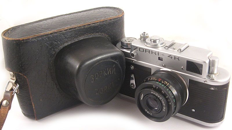 ZORKI 4K Russian Leica Copy Camera Industar 50 Lens nEXC  