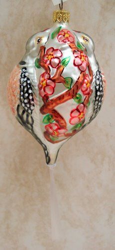 RADKO Two Turtle Doves ORNAMENT 12 Day Christmas 94SP04  