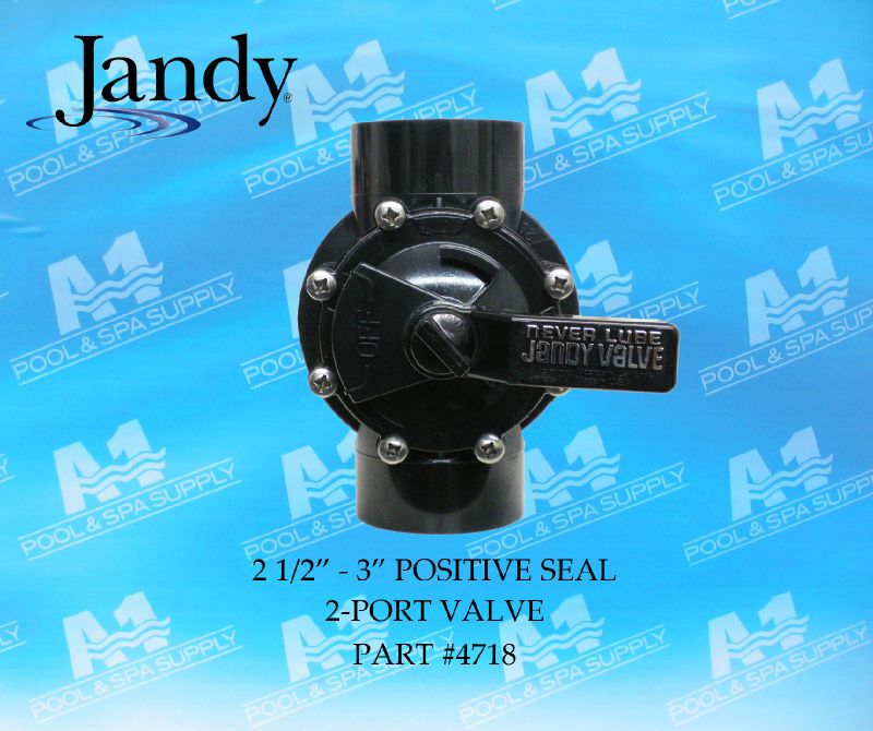 NEW ZODIAC JANDY NEVERLUBE 4718 2 PORT 2 1/2x 3 VALVE  