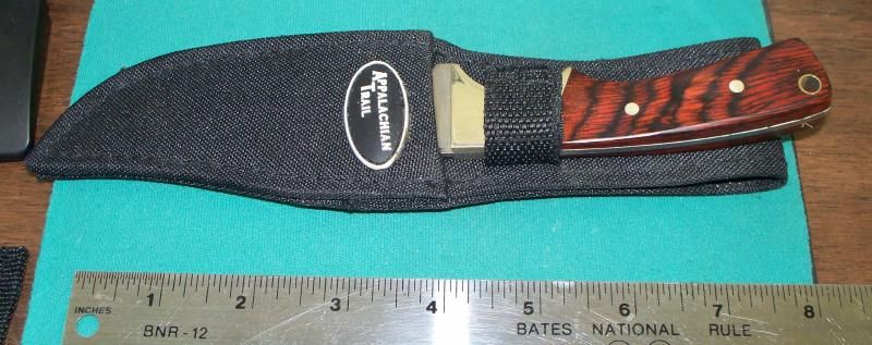 Appalachian Trail fixed blade knife. With scabbard.  