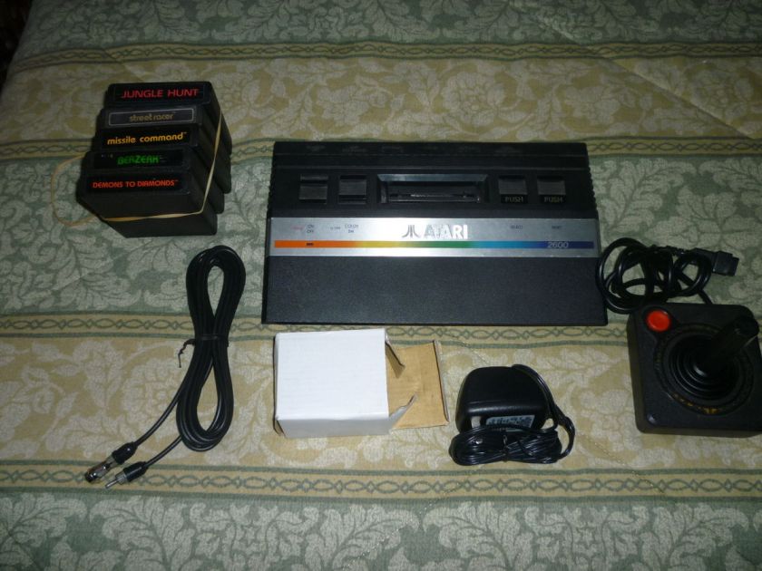 Atari 2600 Jr. Console complete + 5 games  