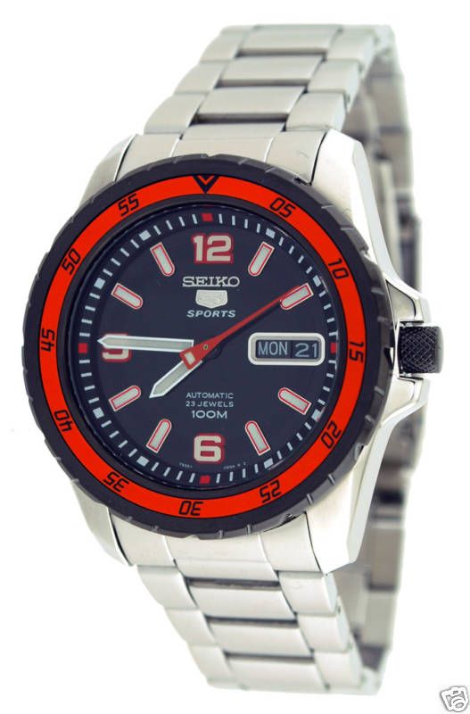 Seiko 5 SNZG73 SNZG73K1 Motor Sports Automatic Watch  