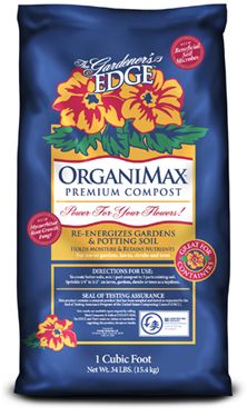 CUBIC FOOT 34 LB BAG ORGANIMAX PREMIUM GARDEN COMPOST  