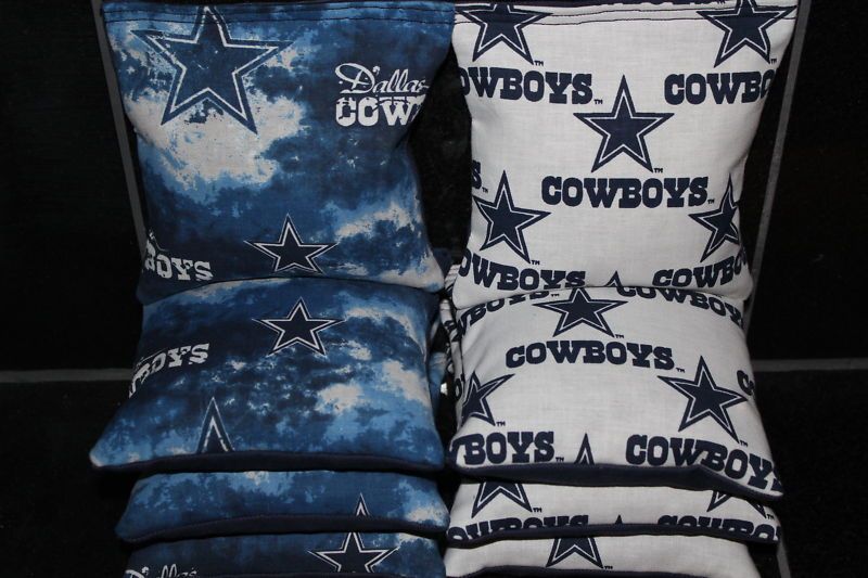 DALLAS COWBOYS CORNHOLE BEAN BAG TOSS GAME 8 Bags  