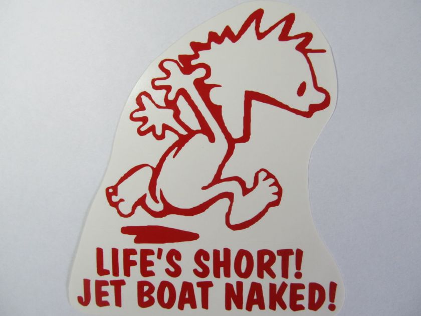 JETBOAT decal JET BOAT sticker SEADOO BAYLINER eliminator SEA RAY 