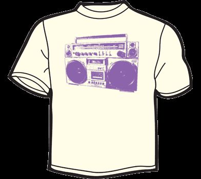 BOOMBOX T Shirt MENS vtg 80s lil wayne jay z kanye west  