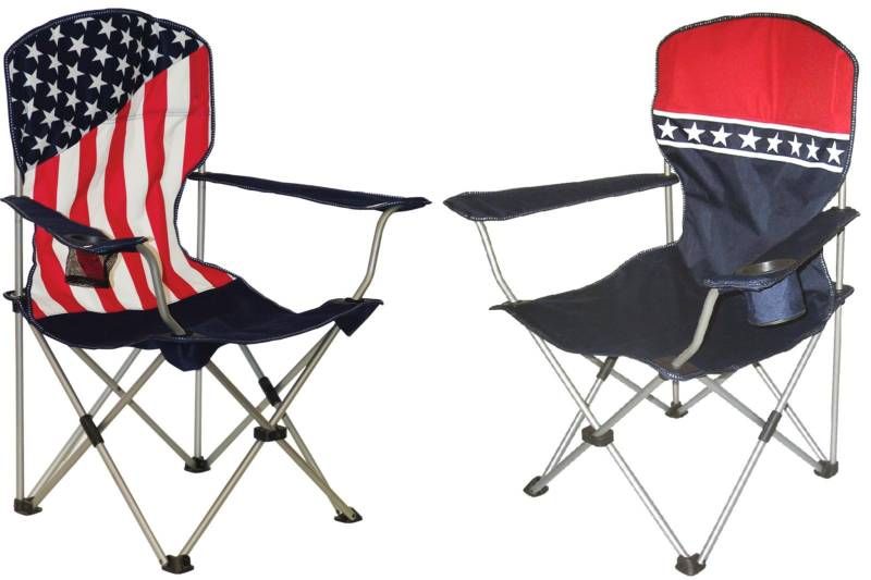Patriotic Collapsible Camping Chairs  