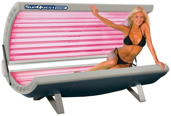 New ETS Sunquest 24 Lamp Wolff Tanning Bed 120V  