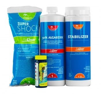   Kit A for Swimming Pools Up To 7,500 Gallons Start Up Chemicals  