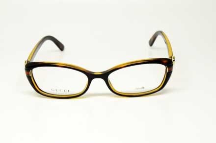 GUCCI GG 3200 UOO S.52 RX GLASSES CHOCOLATE HAVANA PLASTIC EYEGLASSES 