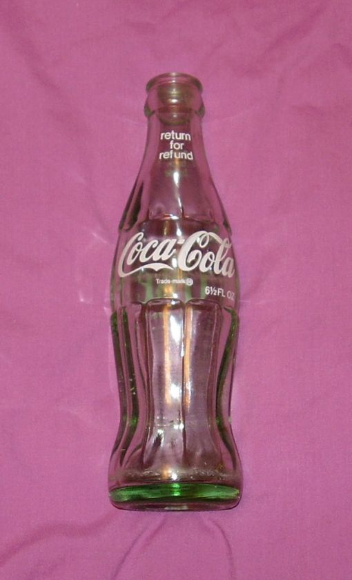   oz Coca Cola SpartansBurg SC Coke Bottle 70s Returnable Bottle  