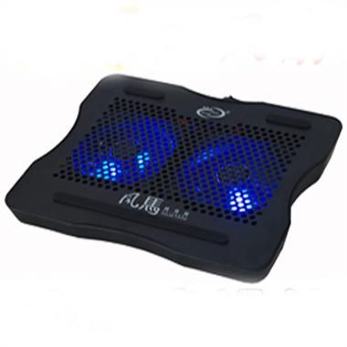 Fan Blue LED 10 15 Laptop Notebook Cooling Cooler Stand Pad + Extra 