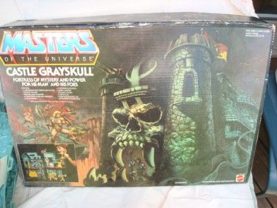 VINTAGE 80s MOTU HEMAN CASTLE GREYSKULL PLAYST MIB VERY RARE  