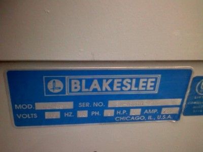 BLAKSLEE 60 qt. MIXER WITH BOWL AND 4 ATTACHMENTS  